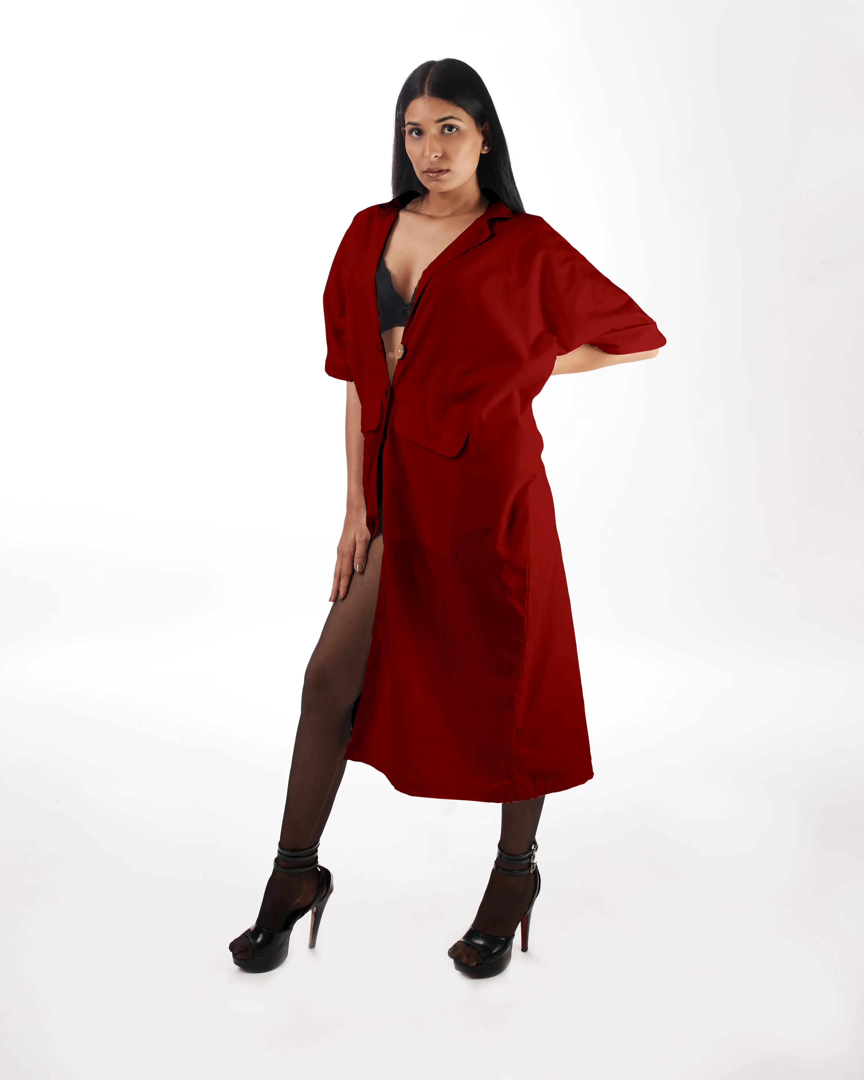 Red Blazer Dress