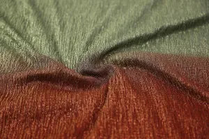 Rust & Golden Ombre Dyed Knit Fabric