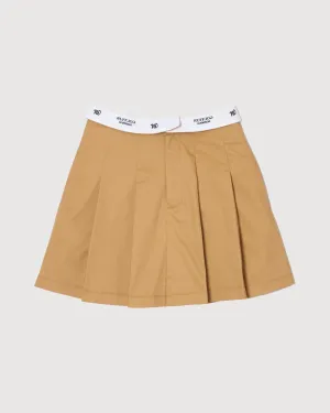 RW waist design skirt BEIGE