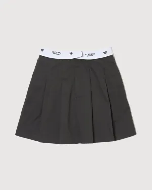 RW waist design skirt GRAY