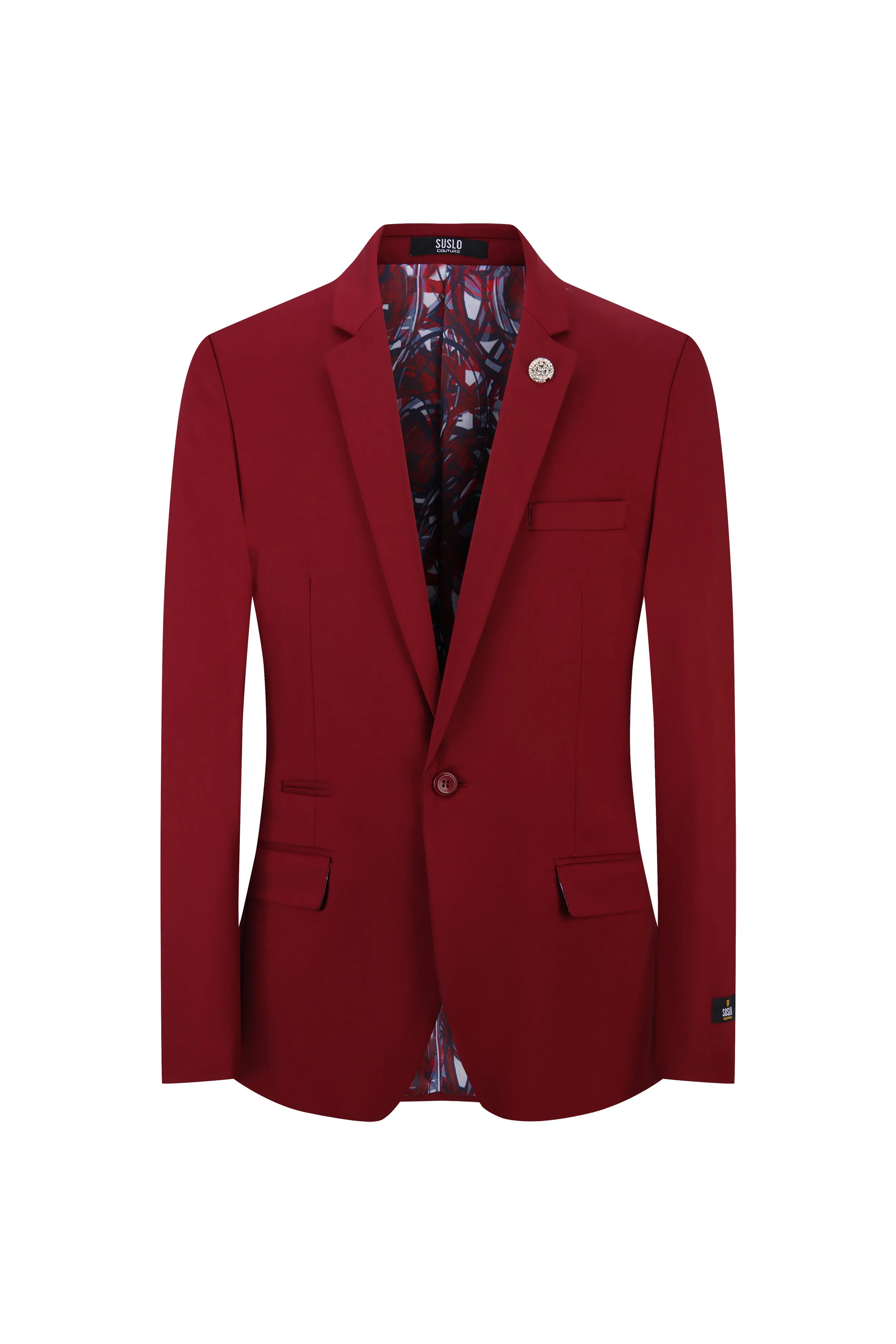 Sateen Luxury Slim Fit Blazer