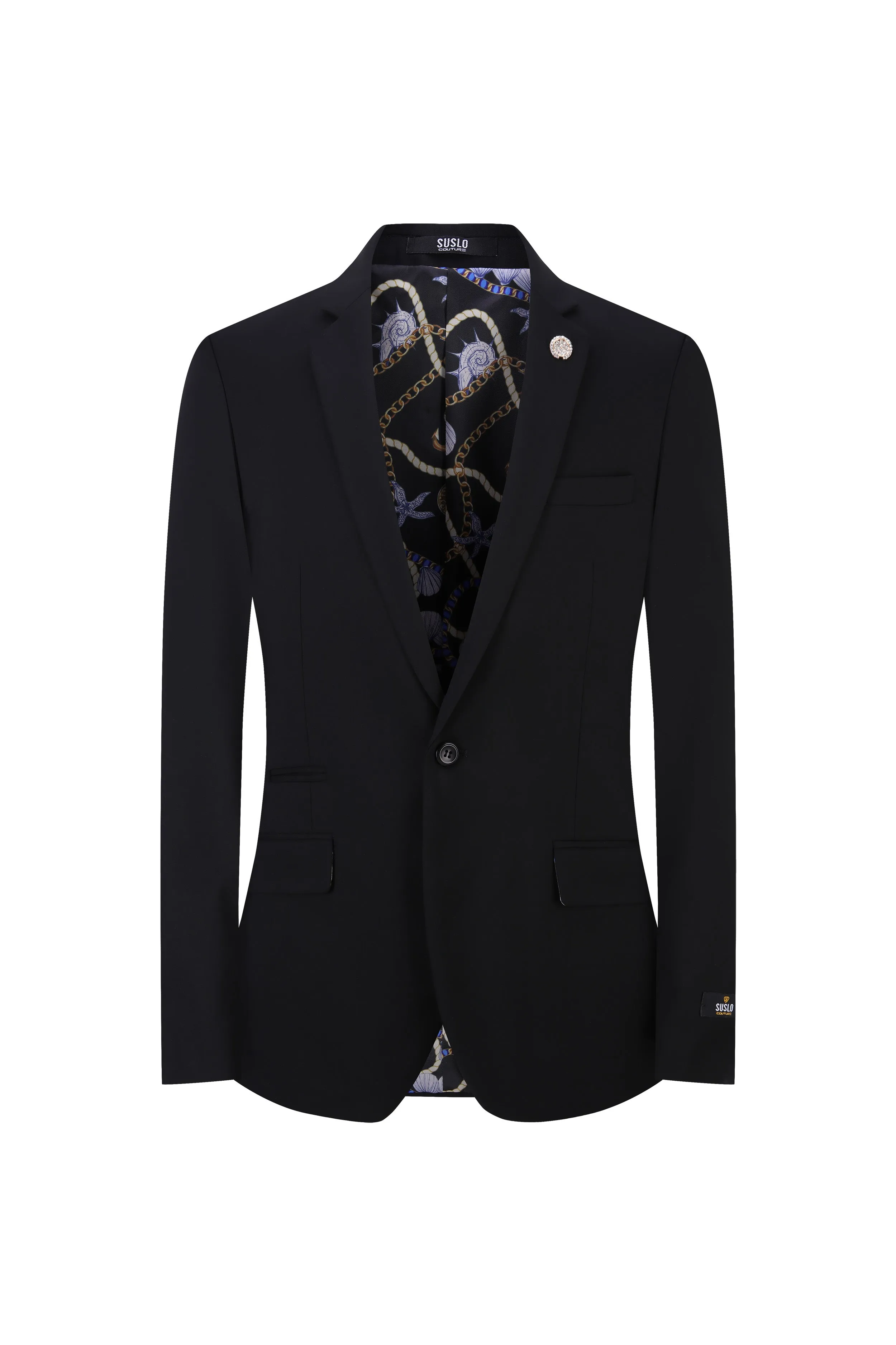 Sateen Luxury Slim Fit Blazer