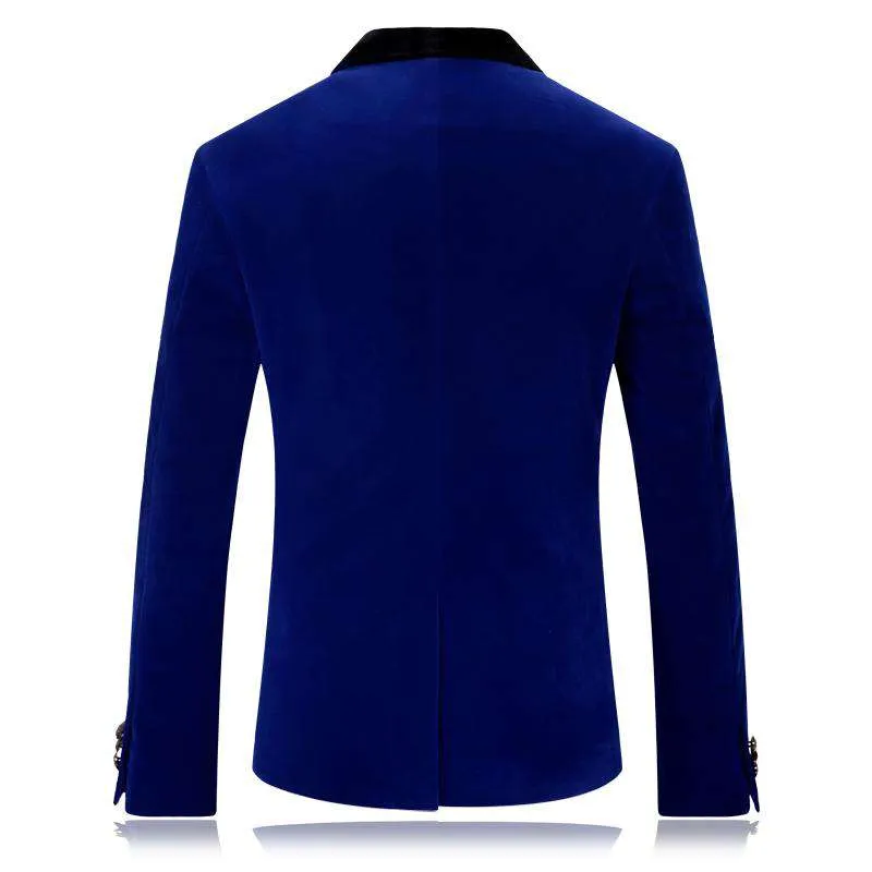 Single Button Slim Fit Blazer