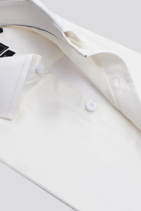 SOLID WHITE FORMAL SHIRT