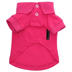 sport polo tee - pink