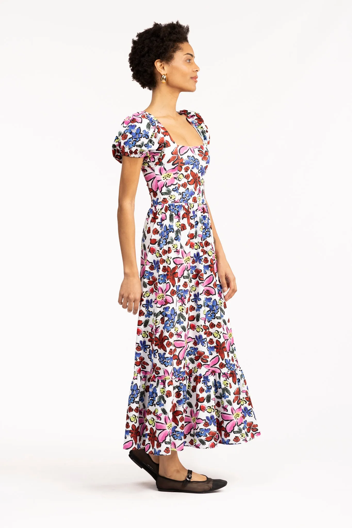 The Cornelia Dress - Abstract Garden