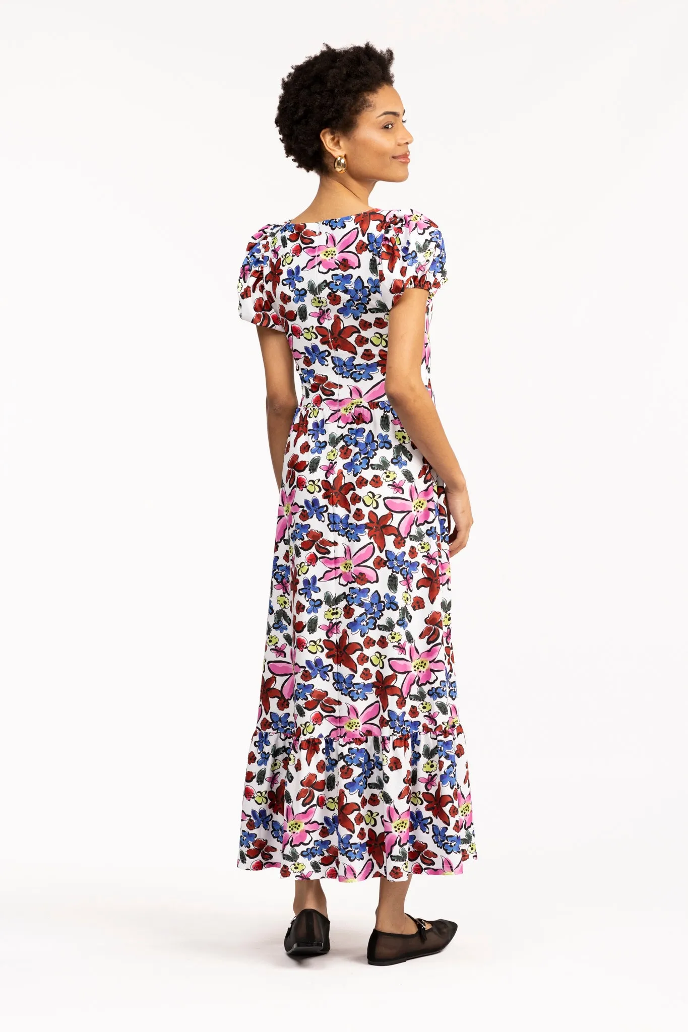 The Cornelia Dress - Abstract Garden