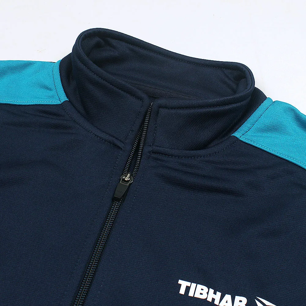 Tibhar Mundo Zipper Jacket For Men-2438 -Navy Blue