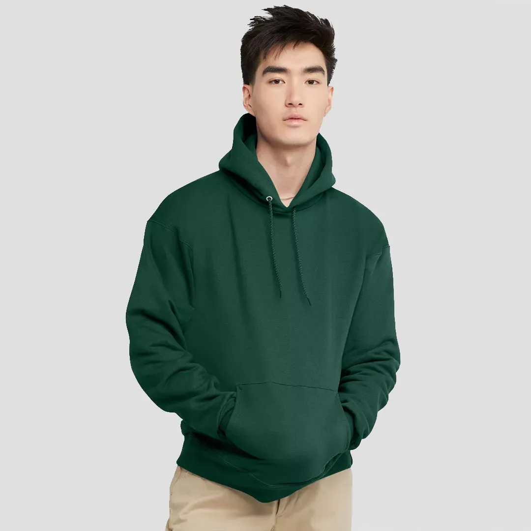 Unisex Premium Fleece - Plain Dark Green Hoodie