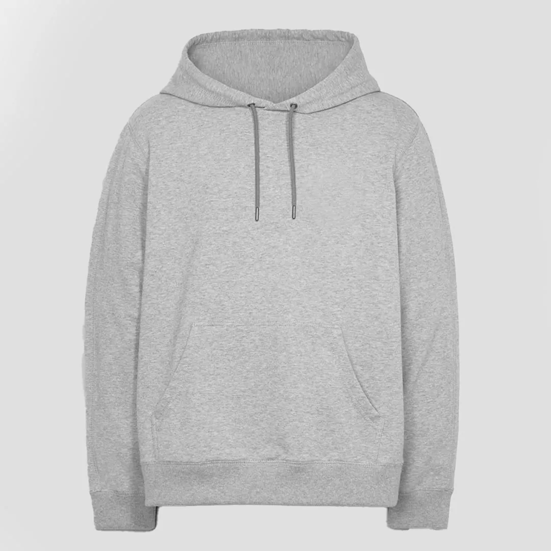 Unisex Premium Fleece - Plain Grey Hoodie