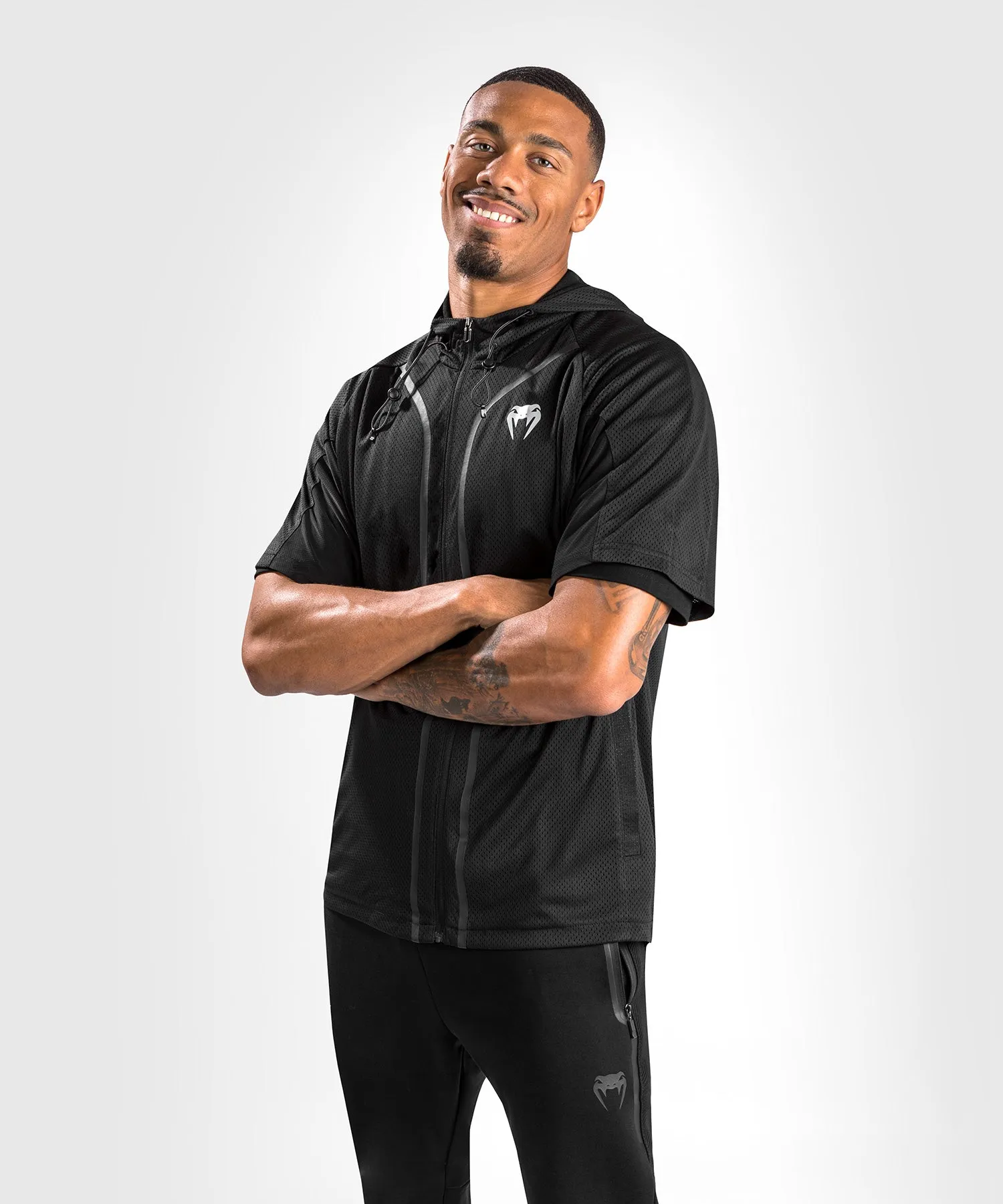 Venum Electron 3.0 Dry Tech Jacket - Short Sleeves - Black