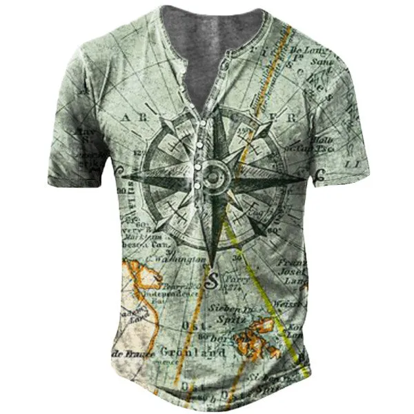 Vintage  Comfortable Breathable Print T-Shirt