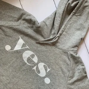 YES grey hoody (medium size 12)