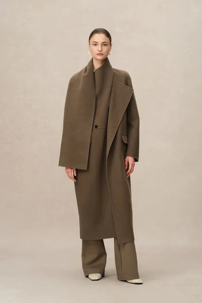 Zyma Oversized Coat in Merino Wool