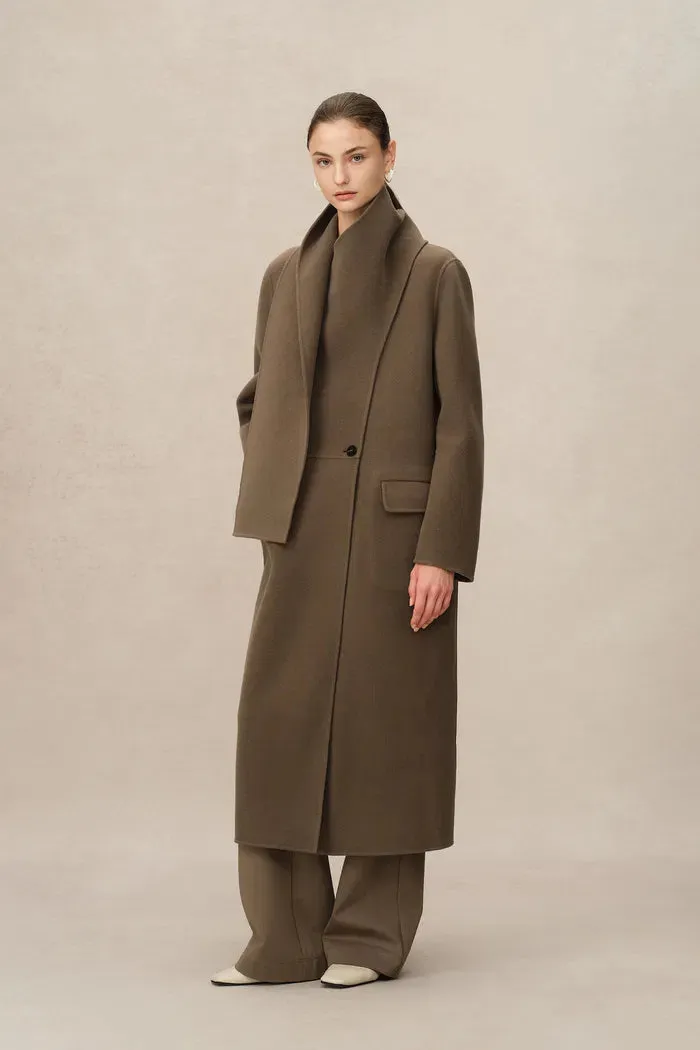 Zyma Oversized Coat in Merino Wool