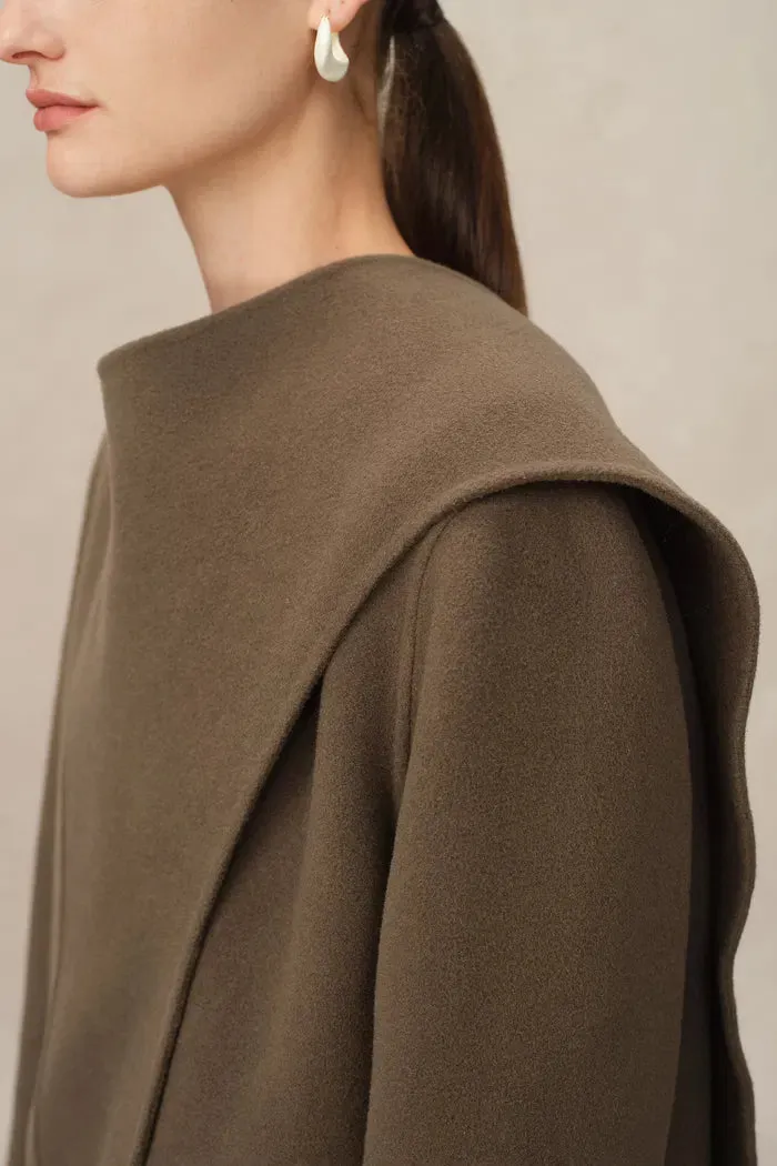 Zyma Oversized Coat in Merino Wool