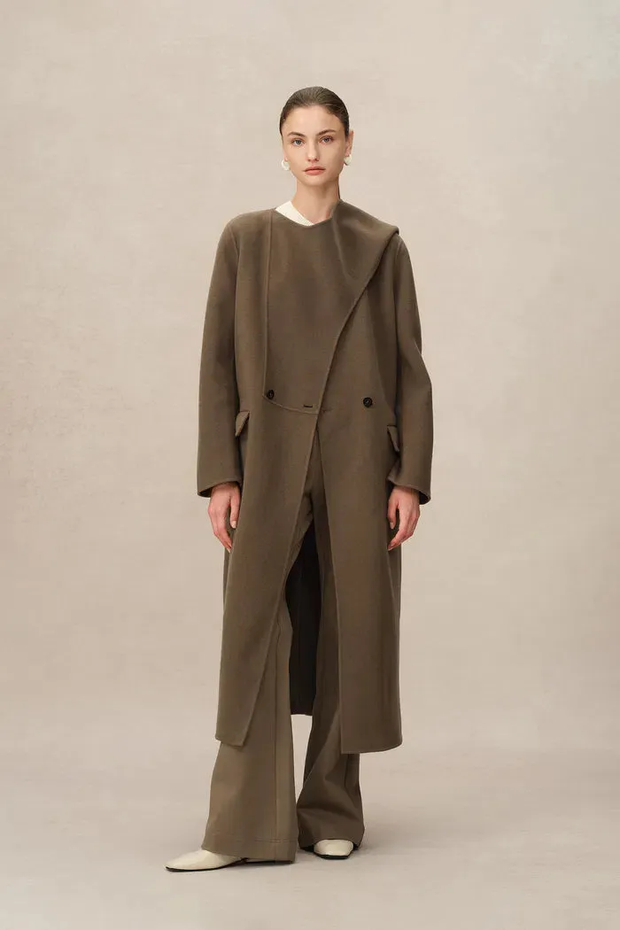 Zyma Oversized Coat in Merino Wool